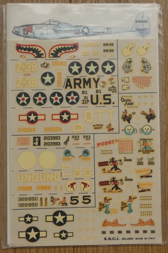 Esci decals 32 - #32, p-38