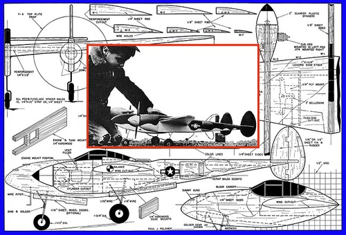 Model airplane plans - airplane,