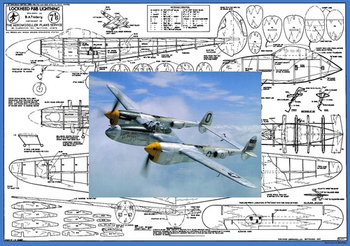 Model airplane plans - model,